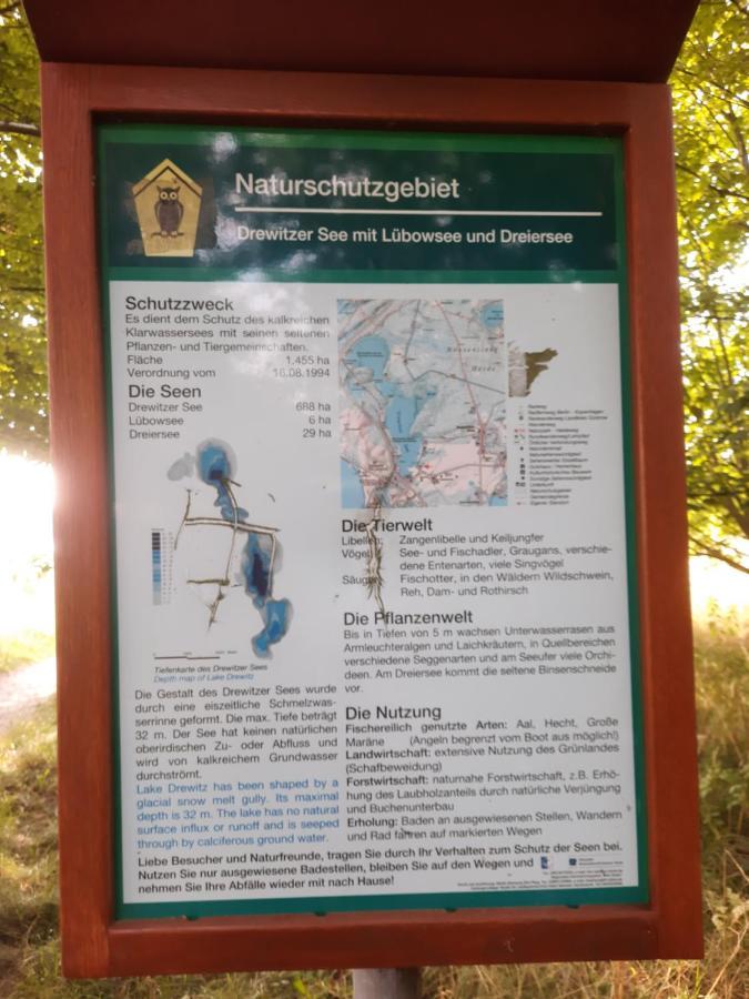 Schoene Wohnung Nossentiner Hütte Kültér fotó